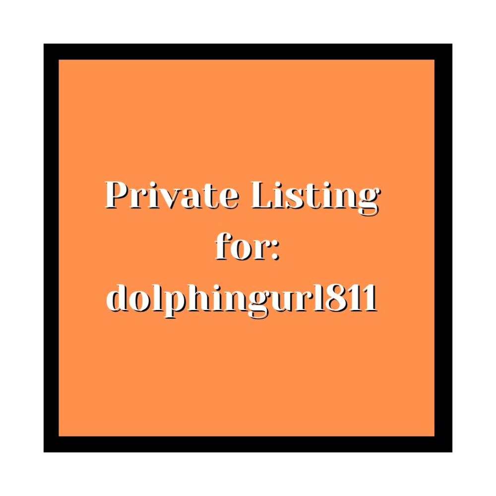 Private Listing for dolphingurl811